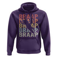 Snowmobile Braaap Hoodie Retro Snowcross Snow Sled Winter Sport - Wonder Print Shop