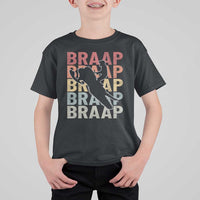 Snowmobile Braaap T Shirt For Kid Retro Snowcross Snow Sled Winter Sport - Wonder Print Shop