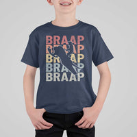 Snowmobile Braaap T Shirt For Kid Retro Snowcross Snow Sled Winter Sport - Wonder Print Shop
