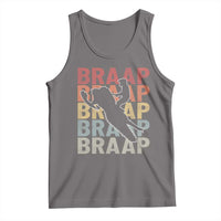 Snowmobile Braaap Tank Top Retro Snowcross Snow Sled Winter Sport - Wonder Print Shop