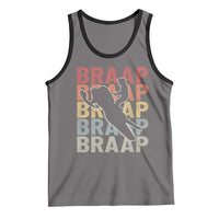 Snowmobile Braaap Tank Top Retro Snowcross Snow Sled Winter Sport - Wonder Print Shop