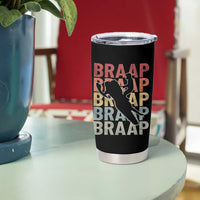 Snowmobile Braaap Tumbler Cup Retro Snowcross Snow Sled Winter Sport - Wonder Print Shop