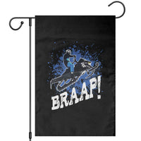Snowmobile Braaap Garden Flag Snowcross Snow Sled Extreme Outdoor Winter Sports - Wonder Print Shop