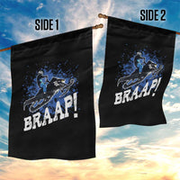 Snowmobile Braaap Garden Flag Snowcross Snow Sled Extreme Outdoor Winter Sports - Wonder Print Shop