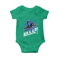 Snowmobile Braaap Baby Onesie Snowcross Snow Sled Extreme Outdoor Winter Sports - Wonder Print Shop