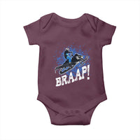 Snowmobile Braaap Baby Onesie Snowcross Snow Sled Extreme Outdoor Winter Sports - Wonder Print Shop