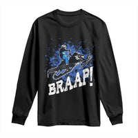 Snowmobile Braaap Long Sleeve Shirt Snowcross Snow Sled Extreme Outdoor Winter Sports - Wonder Print Shop