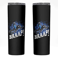 Snowmobile Braaap Skinny Tumbler Snowcross Snow Sled Extreme Outdoor Winter Sports - Wonder Print Shop
