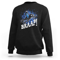 Snowmobile Braaap Sweatshirt Snowcross Snow Sled Extreme Outdoor Winter Sports - Wonder Print Shop
