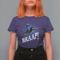 Snowmobile Braaap T Shirt For Women Snowcross Snow Sled Extreme Outdoor Winter Sports - Wonder Print Shop