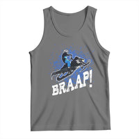 Snowmobile Braaap Tank Top Snowcross Snow Sled Extreme Outdoor Winter Sports - Wonder Print Shop
