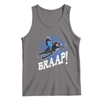 Snowmobile Braaap Tank Top Snowcross Snow Sled Extreme Outdoor Winter Sports - Wonder Print Shop