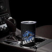 Snowmobile Braaap Tumbler Cup Snowcross Snow Sled Extreme Outdoor Winter Sports - Wonder Print Shop