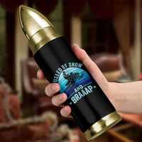 Funny Snowmobile Bullet Tumbler Fueled By Snow And Braaap Winter Sports - Wonder Print Shop