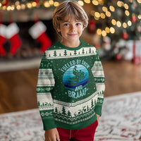 Funny Snowmobile Ugly Christmas Sweater Fueled By Snow And Braaap Winter Sports - Wonder Print Shop
