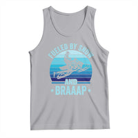 Funny Snowmobile Tank Top Fueled By Snow And Braaap Winter Sports - Wonder Print Shop