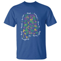Funny Mardi Gras Alabama Map Coquette Bow T Shirt Moon Pie Carnival Joe Cain Beads
