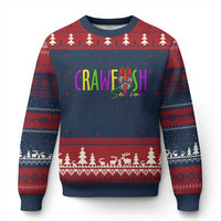 Funny Mardi Gras Cajun Crawfish Season Ugly Christmas Sweater