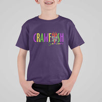 Funny Mardi Gras Cajun Crawfish Season T Shirt For Kid