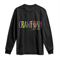 Funny Mardi Gras Cajun Crawfish Season Long Sleeve Shirt