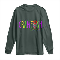 Funny Mardi Gras Cajun Crawfish Season Long Sleeve Shirt