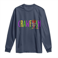Funny Mardi Gras Cajun Crawfish Season Long Sleeve Shirt