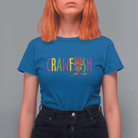 Funny Mardi Gras Cajun Crawfish Season T Shirt For Women