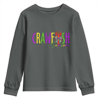 Funny Mardi Gras Cajun Crawfish Season Youth Sweatshirt