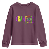 Funny Mardi Gras Cajun Crawfish Season Youth Sweatshirt