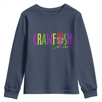 Funny Mardi Gras Cajun Crawfish Season Youth Sweatshirt