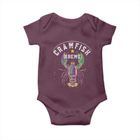 Funny Cajun Crawfish Boil Mardi Gras Baby Onesie Crawfish Krewe