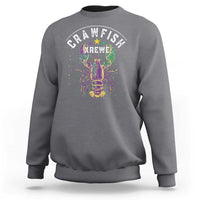 Funny Cajun Crawfish Boil Mardi Gras Sweatshirt Crawfish Krewe