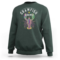 Funny Cajun Crawfish Boil Mardi Gras Sweatshirt Crawfish Krewe
