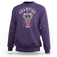 Funny Cajun Crawfish Boil Mardi Gras Sweatshirt Crawfish Krewe