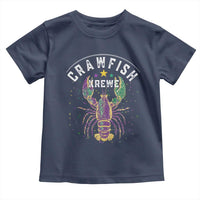 Funny Cajun Crawfish Boil Mardi Gras Toddler T Shirt Crawfish Krewe
