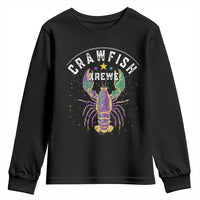 Funny Cajun Crawfish Boil Mardi Gras Youth Sweatshirt Crawfish Krewe