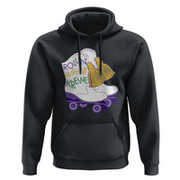 Funny Mardi Gras Hoodie Rollin' With My Krewe Marching Boots Carnival Party