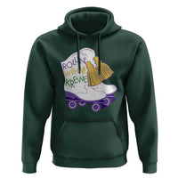 Funny Mardi Gras Hoodie Rollin' With My Krewe Marching Boots Carnival Party