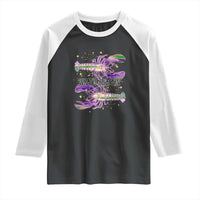 Funny Cajun Crawfish Boil Mardi Gras Raglan Shirt What's Crackin