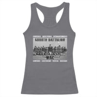6888th Battalion Racerback Tank Top Black Female Battalion WAC Women's Army Corps Black History Month
