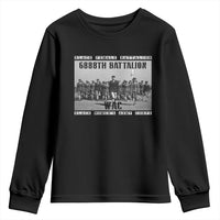 6888th Battalion Youth Sweatshirt Black Female Battalion WAC Women's Army Corps Black History Month
