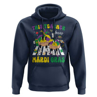 Funny This Teacher Loves Mardi Gras Hoodie King Cake Jester Hat