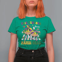 Funny This Teacher Loves Mardi Gras T Shirt For Women King Cake Jester Hat
