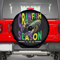 Funny Cajun Crawfish Boil Mardi Gras Spare Tire Cover Crawfish Season Fleur De Lis