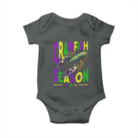 Funny Cajun Crawfish Boil Mardi Gras Baby Onesie Crawfish Season Fleur De Lis