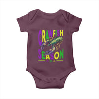 Funny Cajun Crawfish Boil Mardi Gras Baby Onesie Crawfish Season Fleur De Lis