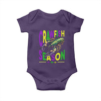 Funny Cajun Crawfish Boil Mardi Gras Baby Onesie Crawfish Season Fleur De Lis