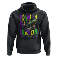 Funny Cajun Crawfish Boil Mardi Gras Hoodie Crawfish Season Fleur De Lis