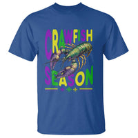 Funny Cajun Crawfish Boil Mardi Gras T Shirt Crawfish Season Fleur De Lis
