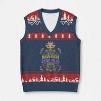 Funny The Original Mardi Gras Mobile Alabama Est 1703 V-Neck Knit Sweater Vest